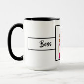 Mug Dame de la mode Boss Ringer lumineux 15oz (Gauche)