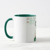 Mug Dame de la Saint Patrick, Vintage (Gauche)