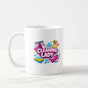 Mug Dame de Ménage Femme de Ménage Amoureuse du Nettoy
