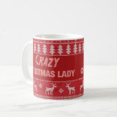 Mug Dame de Noël folle (Devant gauche)