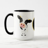 Mug dame de vache folle ajouter du texte (Gauche)