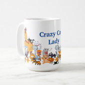 Mug Dame des chats fous (Devant gauche)
