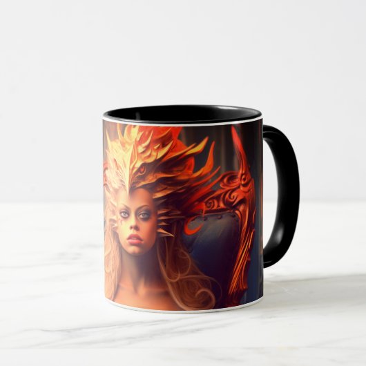 Mug Dame Dragon (Devant droit)