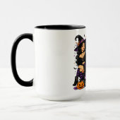 Mug Dame drôle d'Halloween (Gauche)
