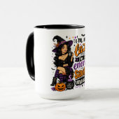 Mug Dame drôle d'Halloween (Devant gauche)
