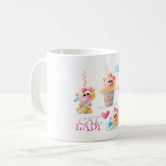 Mug Dame du chat (Devant gauche)