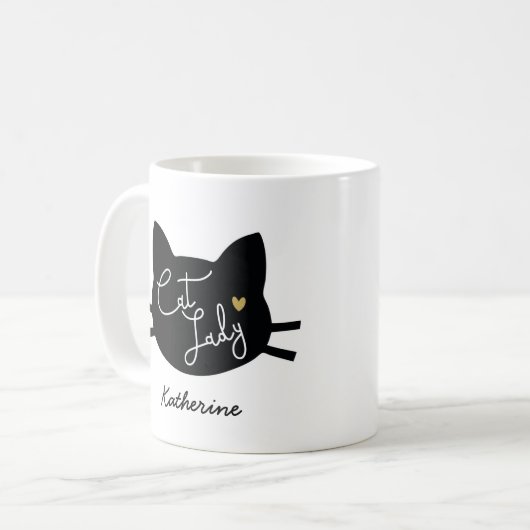 Mug Dame du chat (Devant gauche)