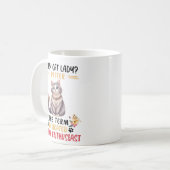 Mug "Dame du chat fou" (Devant gauche)