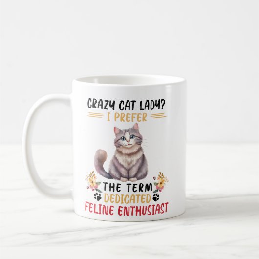 Mug "Dame du chat fou" (Gauche)