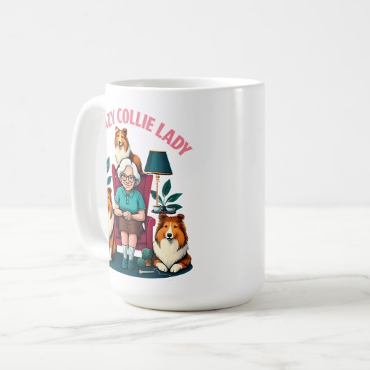 Mug Dame du Crazy Collie (Devant gauche)