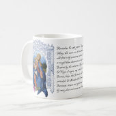 Mug Dame du Rosaire Vierge Mère Marie Prière Café (Devant gauche)