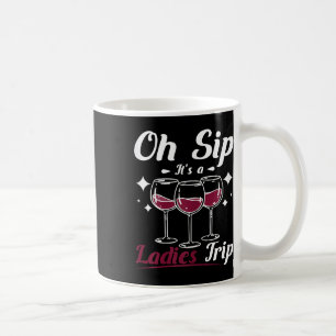 Mug Dame Du Vin, Oh Sip C'Est Un Voyage Femme Filles D