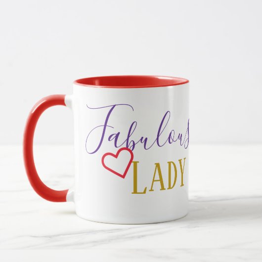 Mug dame fabuleuse (Gauche)