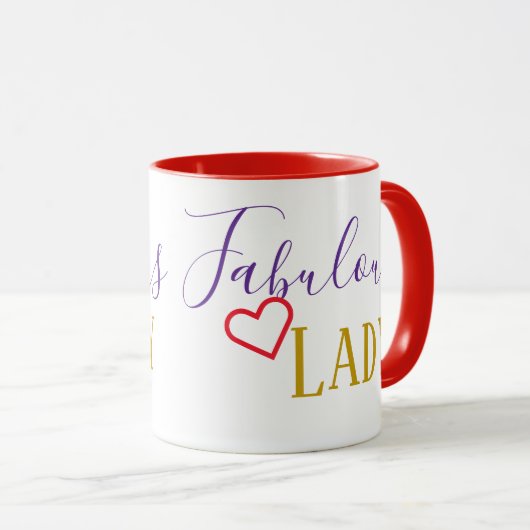 Mug dame fabuleuse (Devant droit)