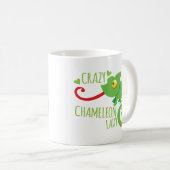 Mug Dame folle de caméléon (Devant droit)