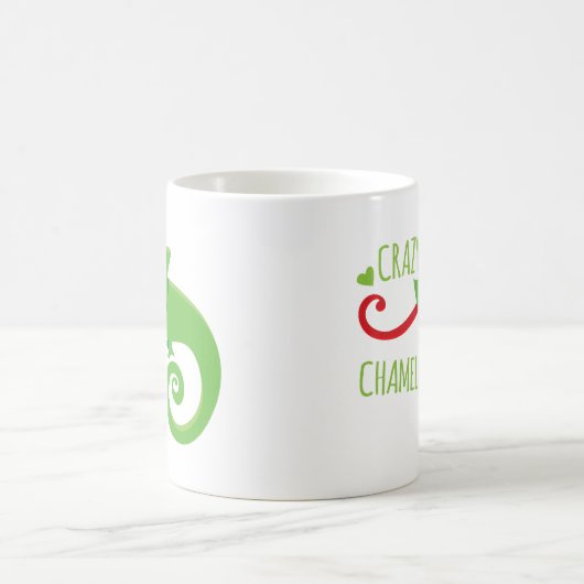 Mug Dame folle de caméléon (Centre)