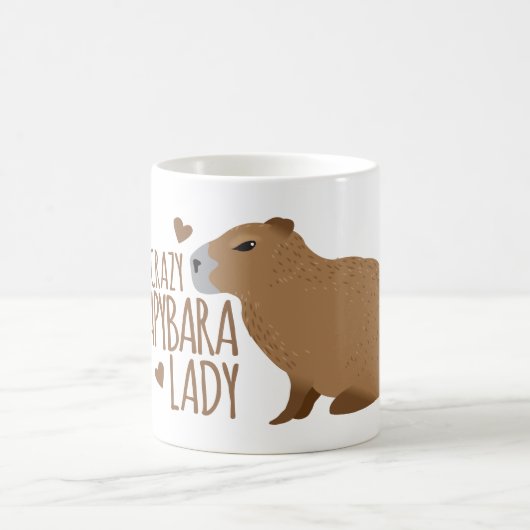 Mug dame folle de capybara (Centre)