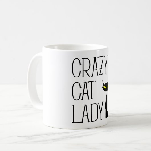 MUG DAME FOLLE DE CAT (Devant gauche)