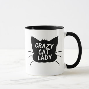 Mug Dame folle de chat