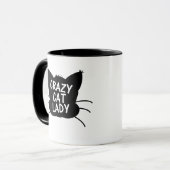 Mug Dame folle de chat (Devant gauche)
