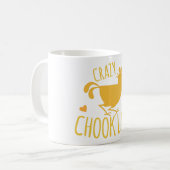 Mug dame folle de chook (Devant gauche)
