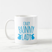 Mug dame folle de lapin (Gauche)