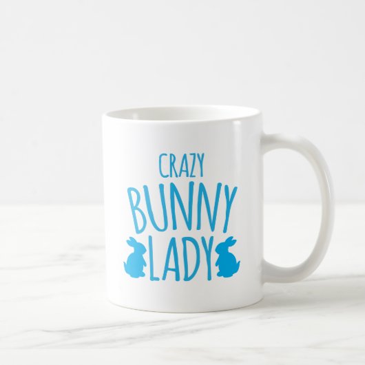 Mug dame folle de lapin (Droite)