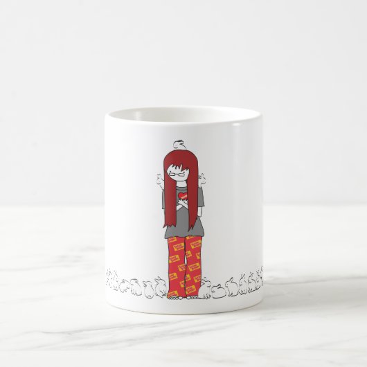 MUG DAME FOLLE DE LAPIN (Centre)