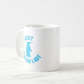 Mug dame folle de pingouin (Devant gauche)