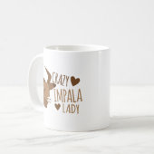 Mug dame folle d'impala (Devant gauche)