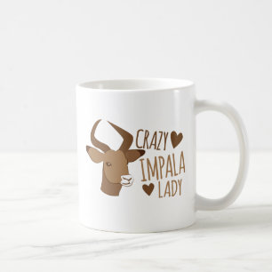 Mug dame folle d'impala