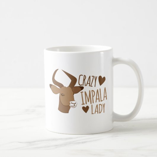 Mug dame folle d'impala (Droite)