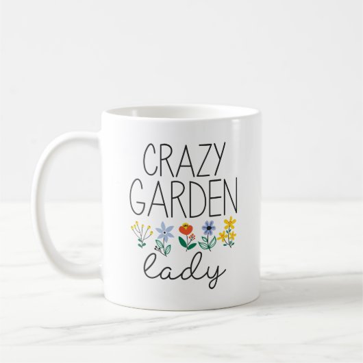 Mug Dame folle du jardin (Gauche)