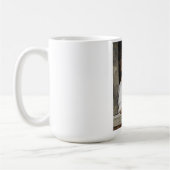 Mug Dame italienne avec ventilateur rouge (Gauche)