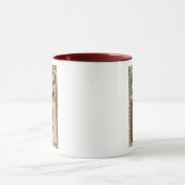 Mug Dame offrant un cadeau à un prétendant, 14e siècle (Centre)