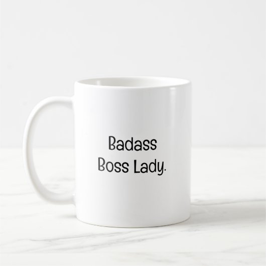 Mug Dame Patronne Badass (Gauche)