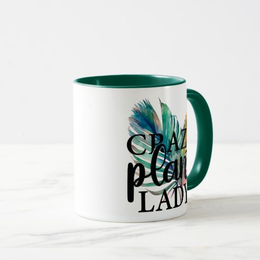 Mug Dame Plante folle (Devant droit)