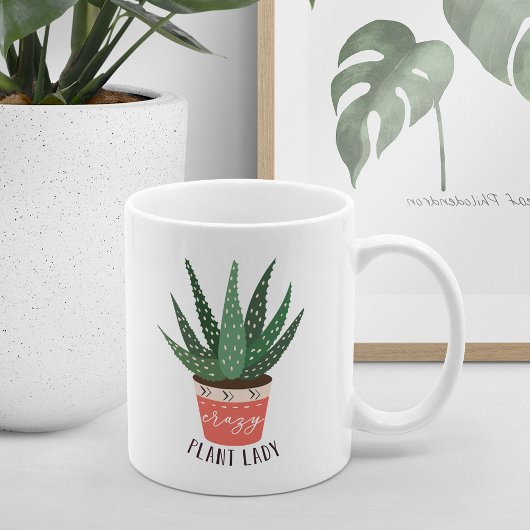 Mug Dame Plante folle | Amant Plante amusant