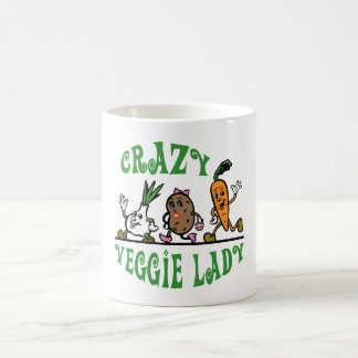MUG DAME VÉGÉTARIENNE FOLLE