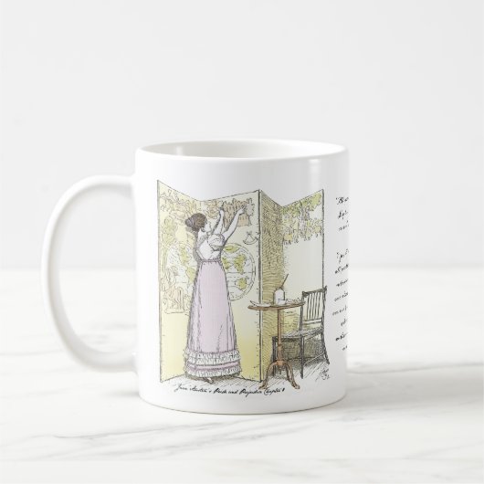 Mug Dames accomplies, Jane Austen Pride & Préjugés (Gauche)