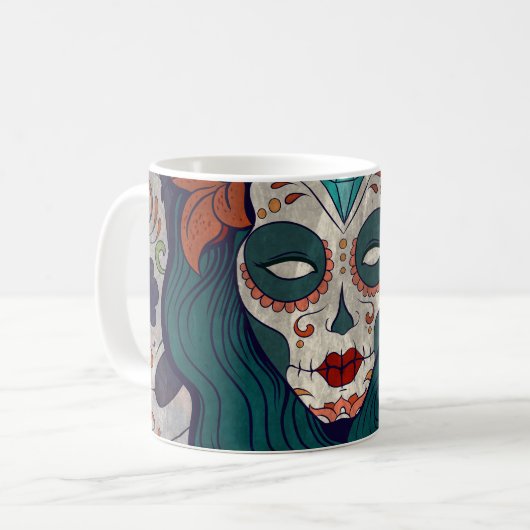 Mug Dames crâniennes (Devant gauche)
