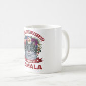 Mug Dames de chat sans enfant pour kamala harris (Devant droit)