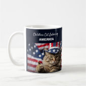 Mug Dames de chats sans enfants d'Amérique (Gauche)