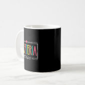Mug Dames de la cantine de l'équipe de la cafétéria Ro (Devant gauche)