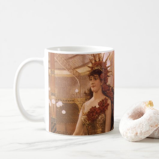 Mug Dames des Voitures (aka Cirque) de James Tissot (Avec donut)