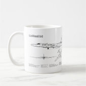 Mug Dames dragons U-2 - Plans de plan d'avion BD (Gauche)