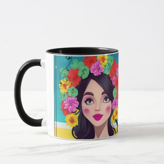 Mug Dames en fleur de café (Gauche)