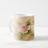 Mug Dames féminines de rose rose (Devant gauche)