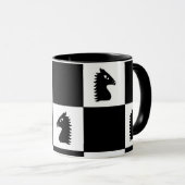 Mug Damier (Devant droit)