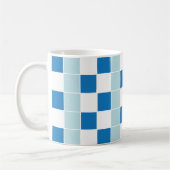 Mug Damier bleu blanc (Gauche)